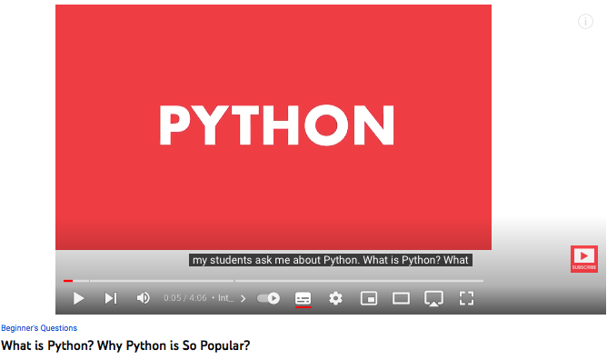 What is python